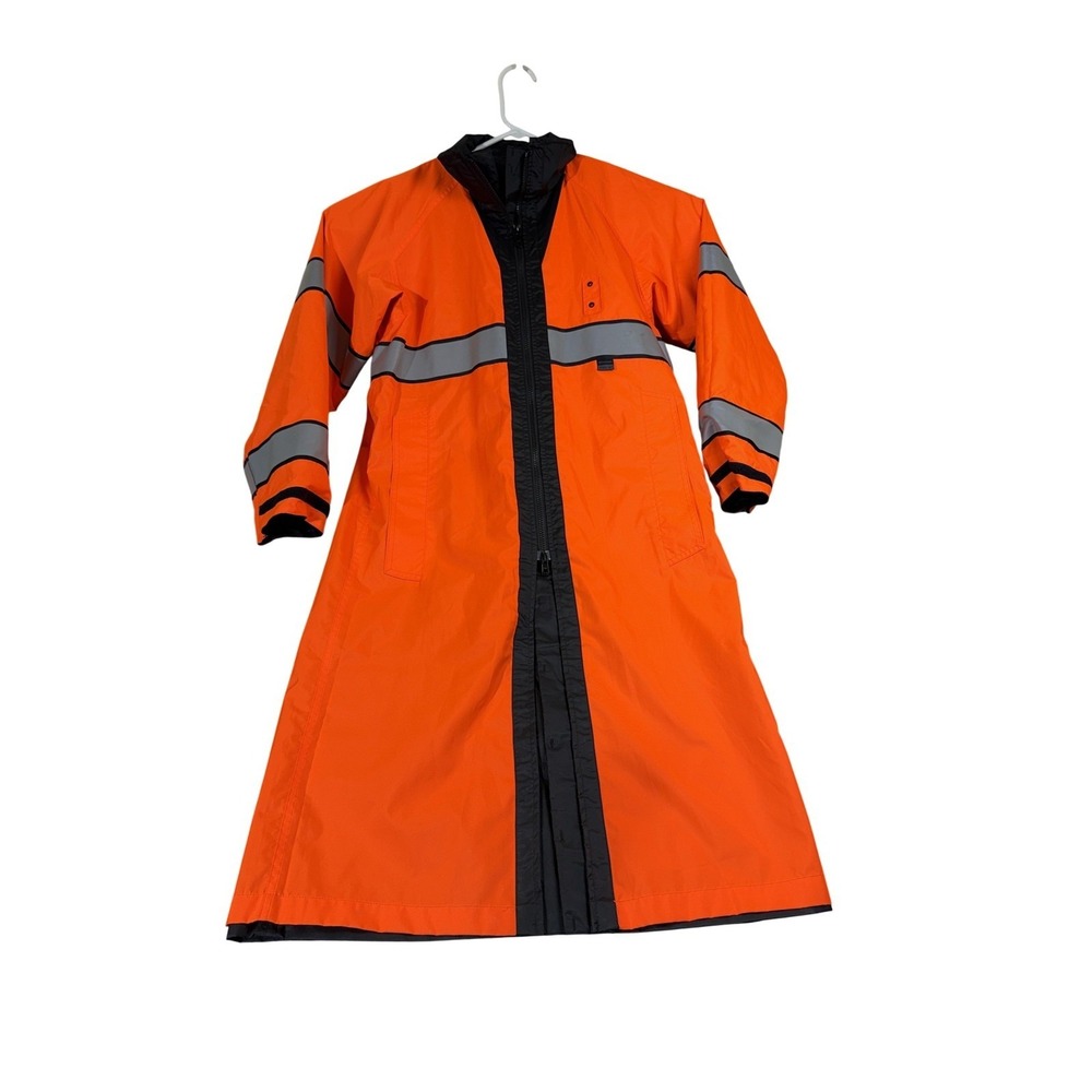 Blauer Security Jacket Mens XS Orange Black Defender 733 Reversible Hi Vis Rain